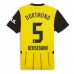 Borussia Dortmund Ramy Bensebaini #5 Domácí Dres 2024-25 Krátkým Rukávem